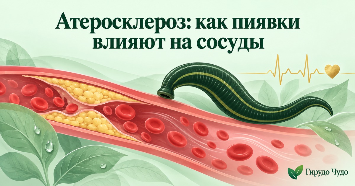 Атеросклероз: как пиявки влияют на сосуды