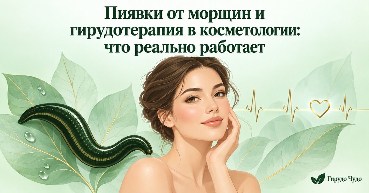 Пиявки от морщин и гирудотерапия в косметологии: что реально работает