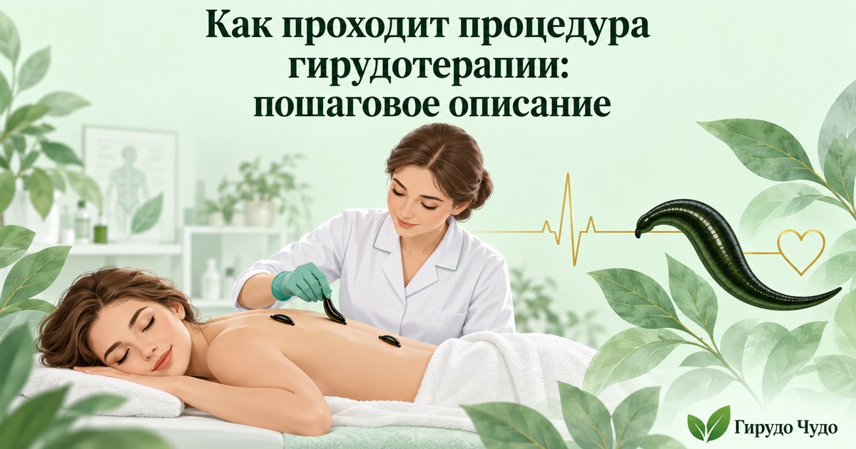 Как проходит процедура гирудотерапии: пошаговое описание