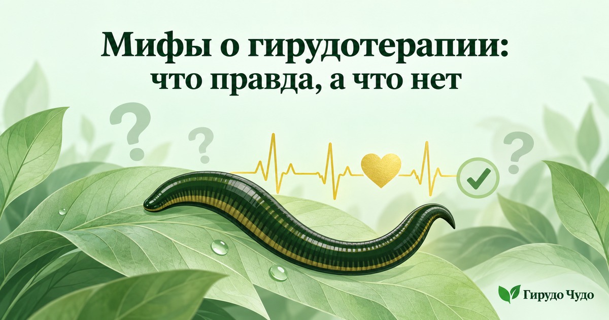 Мифы о гирудотерапии: что правда, а что нет