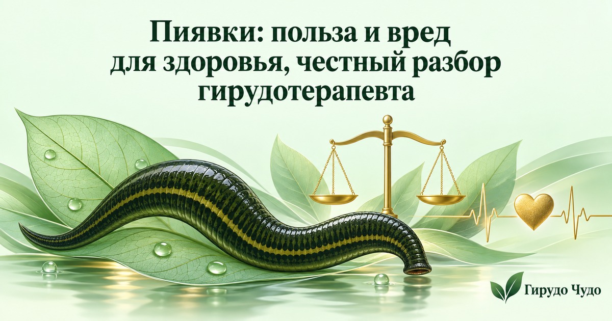 Пиявки: польза и вред для здоровья, честный разбор гирудотерапевта