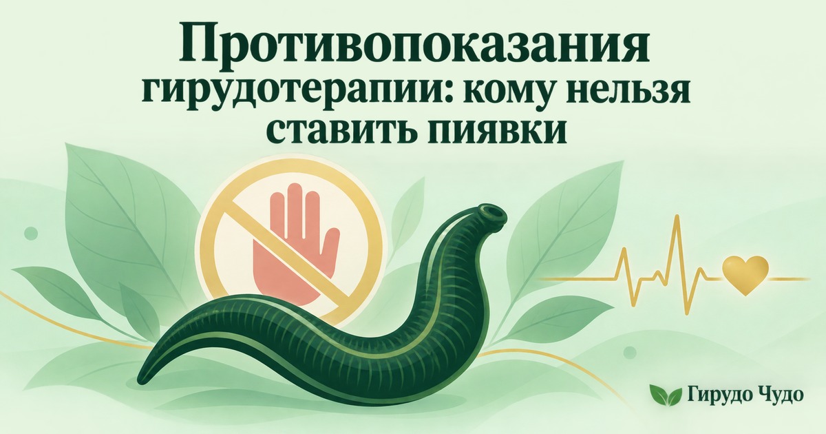 Противопоказания гирудотерапии: кому нельзя ставить пиявки