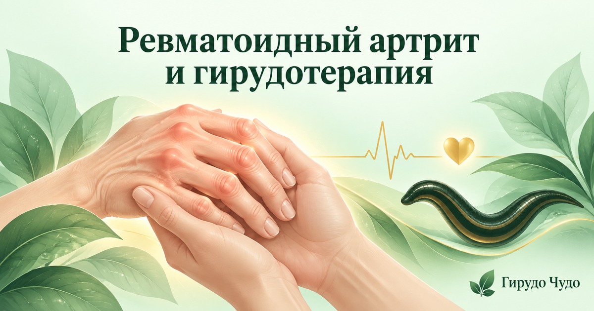 Ревматоидный артрит и гирудотерапия